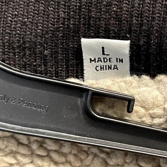 Levi's Mens Faux Leather Jacket with Sherpa Lining Brown Size Large - Picture 8 of 10